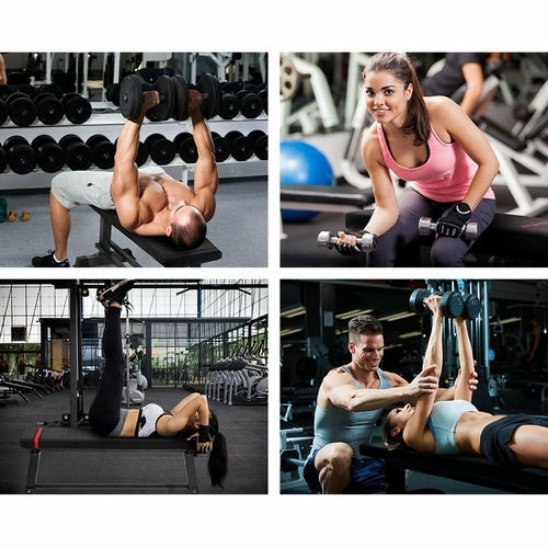 Everfit Weight Bench Flat Multi-Station Home Gym Squat Press Benches