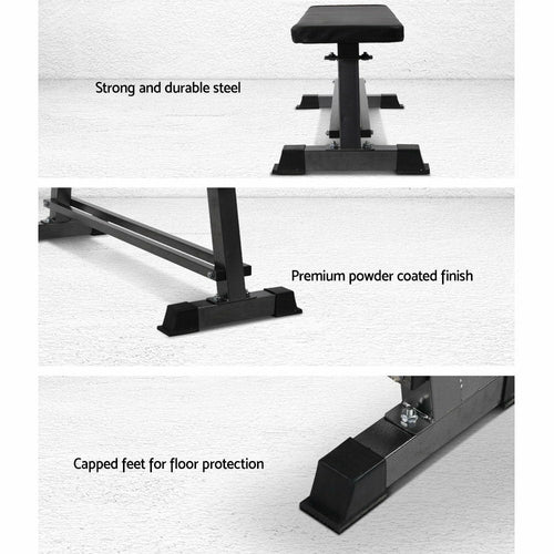 Everfit Weight Bench Flat Multi-Station Home Gym Squat Press Benches