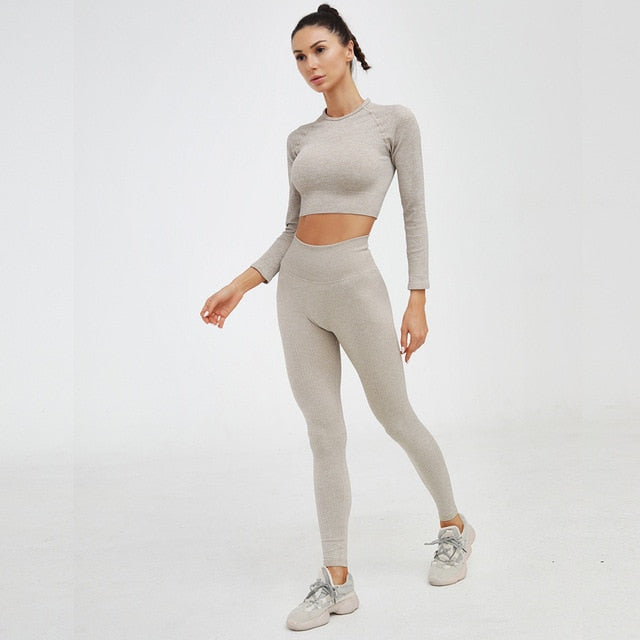 yoga sets gym fitness sportswear 2 pcs yoga set gym set fitness clothing